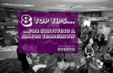 8 Top Tips for Surviving a Major Tradeshow