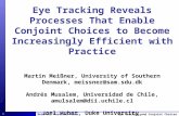 Eye Tracking, Journal of Marketing Research