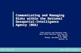 Communicating and Managing Risks at NGA
