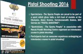 Pistol Shooting Introductory Course 2016