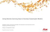 Using Remote Sensing Data to Develop Catastrophe Models