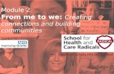 School for Health and Care Radicals - Module 2 slides 2016