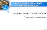 Presentation on investment and taxation of NRI - Special Privileges