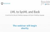 LML to SysML and Back - Systems Engineering Languages