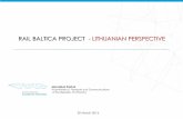 Rail Baltica project - Lithuanian perspective