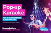 Lucky Voice Pop-up Karaoke at New Look Wireless 2015