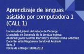 Aprendizaje de lenguas asistido por computadora 1-Javier Gurrola- Missael Gonzalez