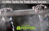 Pepperi  - 12 killer tactics for a successful trade show