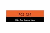 Fos 365 - Online Food Ordering System