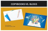 Copybook vs Blog
