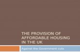 The provision of affordable housing Master