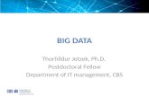 Big data presentation for University of Reykjavik, Iceland, March 22