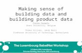BabelNet Workshop 2016 - Making sense of building data and building product data