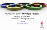 An Overview of Olympic History: Legacy of the 1996 Centennial Olympic Games