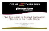 Five Strategies to Expand Succession Planning in the Public Sector