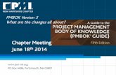 PMBoK V5 changes