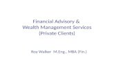 Financial Adviser Singapore - Roy Walker Introduction 2016