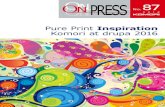 Pure Print Inspiration Komori at drupa 2016
