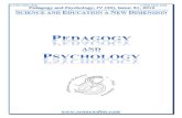 SCIENCE and EDUCATION a NEW DIMENSION PEDAGOGY and PSYCHOLOGY Issue 81