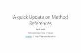A quick tutorial to Method references
