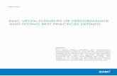 Elements of Performance and Testing Best Practices Defined