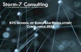 S7C School of European Regulatory Compliance (21st to 25th November 2016)
