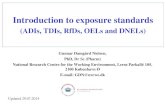 Introduction to exposure standards