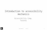 Introduction to accessibility mechanics (Accessibility Camp Toronto 2015)