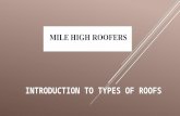 Introduction to types of roofs