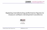 Applying manufacturing performance figures to measure software development excellence   andreas deuter