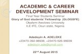 Career Development Seminar
