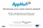 AppHub project presentation at MICAS 2015