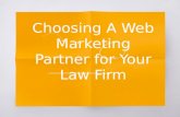 How To Choose A Web Marketing Partner For Your Law Firm