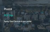 PCF Dev: Spring Cloud Services in Your Pocket