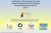 Part 3 of the first Israeli Hackathon for students in primary schools