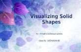 VISUALISING  SOLID SHAPES