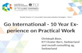 TCI 2015 Go International - 10 Year Experience on Practical Work