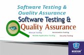 Software testing & Quality Assurance