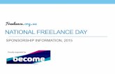 National Freelancer's Day - Information Deck