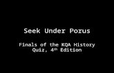 History Quiz Finals 2012  Seek under Porus