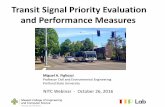 Transit Signal Priority Evaluation and Performance Measures