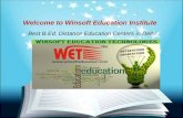 954-0707-000 B.Ed Admission Through Distance Learning