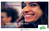 Matterness - Making People Matter