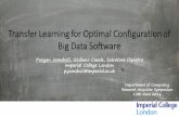 Transfer Learning for Optimal Configuration of Big Data Software
