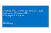 Analyze and visualize non-relational data with DocumentDB + Power BI