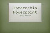 Sydney runyans internship powerpoint