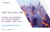Extreme non-uniformity of cellular networks – the answer: Small Cells