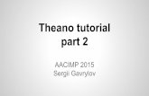 (Kpi summer school 2015) theano tutorial part2