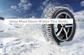 Some Must Know Winter Tire Myths
