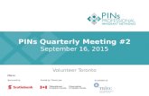 PINs Quarterly Meeting - Sept. 16, 2015